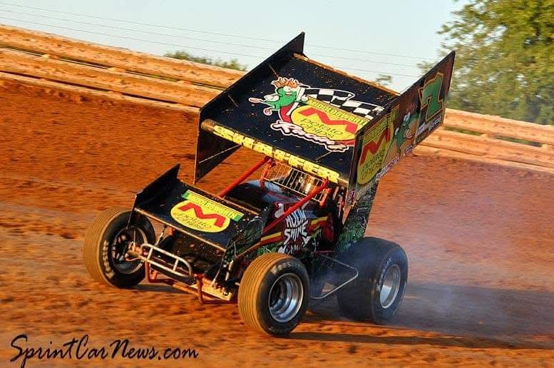 SprintCarNews's tweet image. Mr Excitement Todd Shaffer in action @PortRoyalSpdway