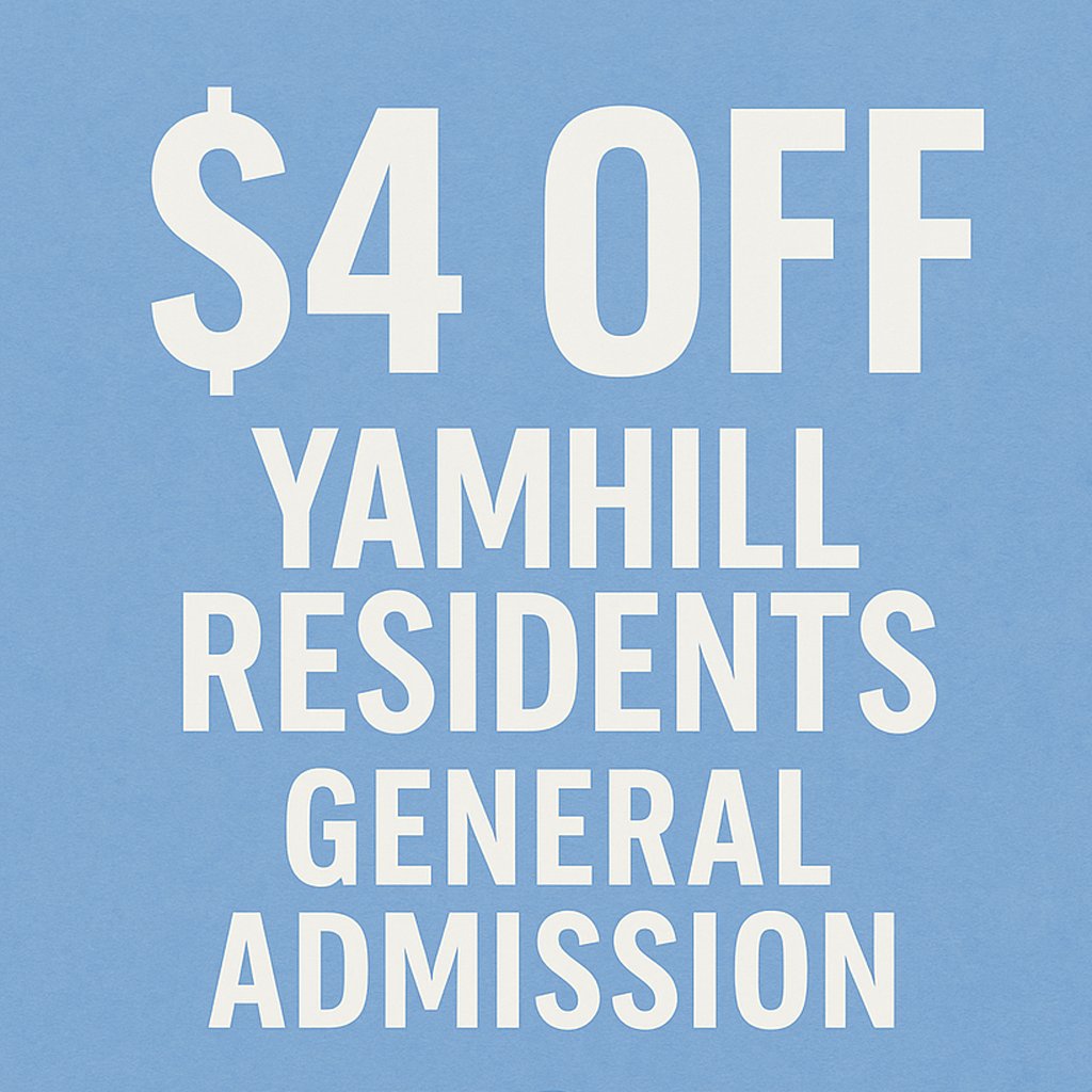 Take advantage of our special local discount, Yamhill County residents get $4 off General Admission at the Evergreen Aviation &amp; Space Museum!
Bring your ID &amp; enjoy exploring aviation, space, and history right in your own backyard.
#YamhillCounty #EvergreenAviation #MuseumDiscoun