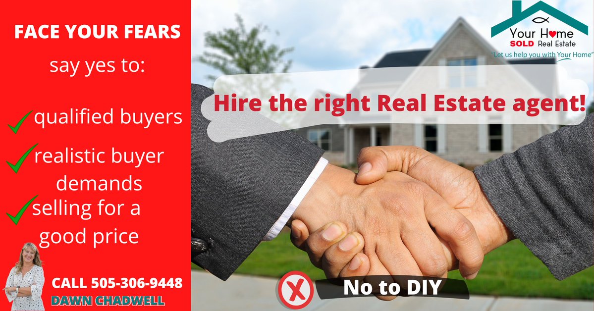 dawn_chadwell's tweet image. Do you know what&apos;s scary about selling a home?

🏠 Selling or Buying your Home?
☎️ Call DAWN CHADWELL at 505-306-9448 now 

 #fears #buyers #demands #homes #realestate #realestateagent