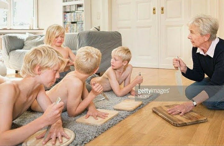 Games with granny 
#TerribleThanksgivingTraditions