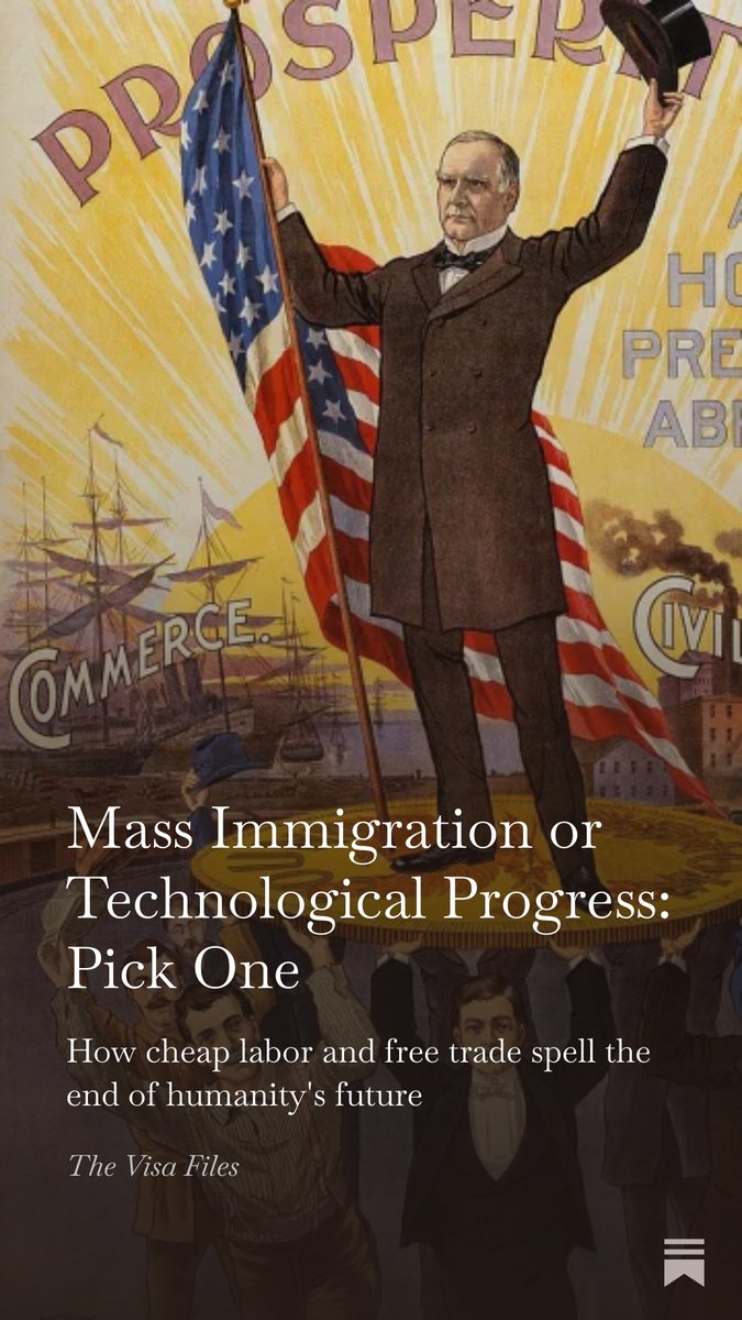 NEW AT SUBSTACK: do we need Indian immigrants for scientific/technological progress? No. In fact, mass immigration harms innovation, and America's own history proves it.

This article is free. Become a paid sub and help support my work!

open.substack.com/pub/thevisafil…