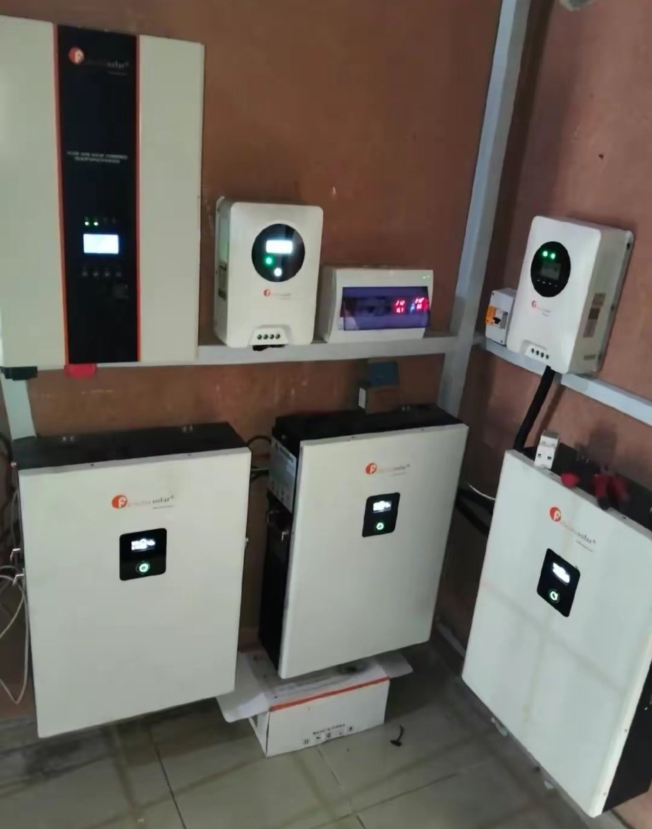 OffGdynamics's tweet image. Have your own powerhouse 
Running a hotel or eco lodge in the wild

Get off totally offgrid 
With this solar set up

10kva inverter
30kwh battery system 
20 pcs 600w panels

Kes 1, 000,000

Call or WhatsApp us on 0758 647 084