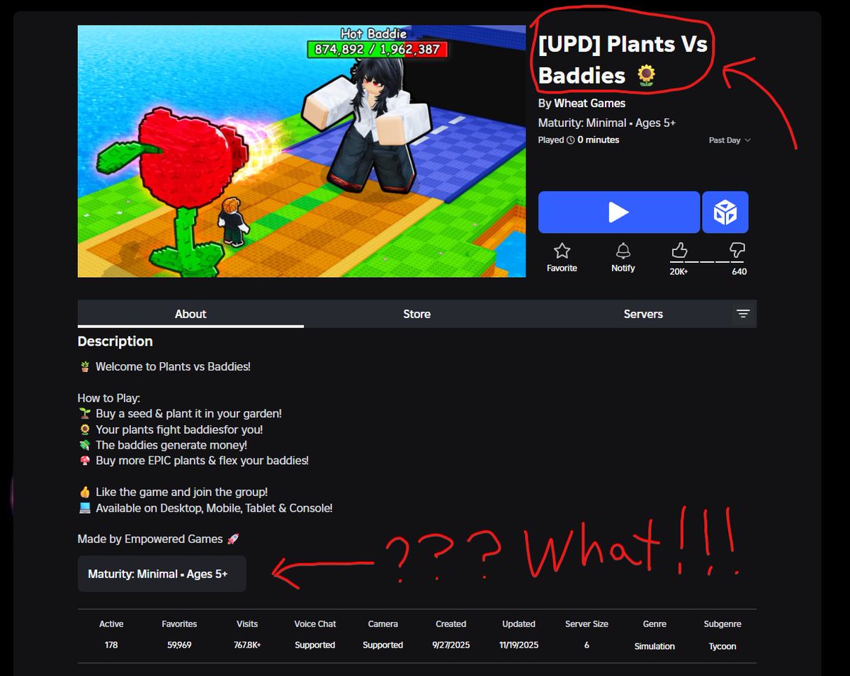 NoahtheGamepla1's tweet image. No way Roblox Actually Allowed this for 5+ users💀
#ROBLOX 
#Moderation
#RobloxModeration
#Protectkids