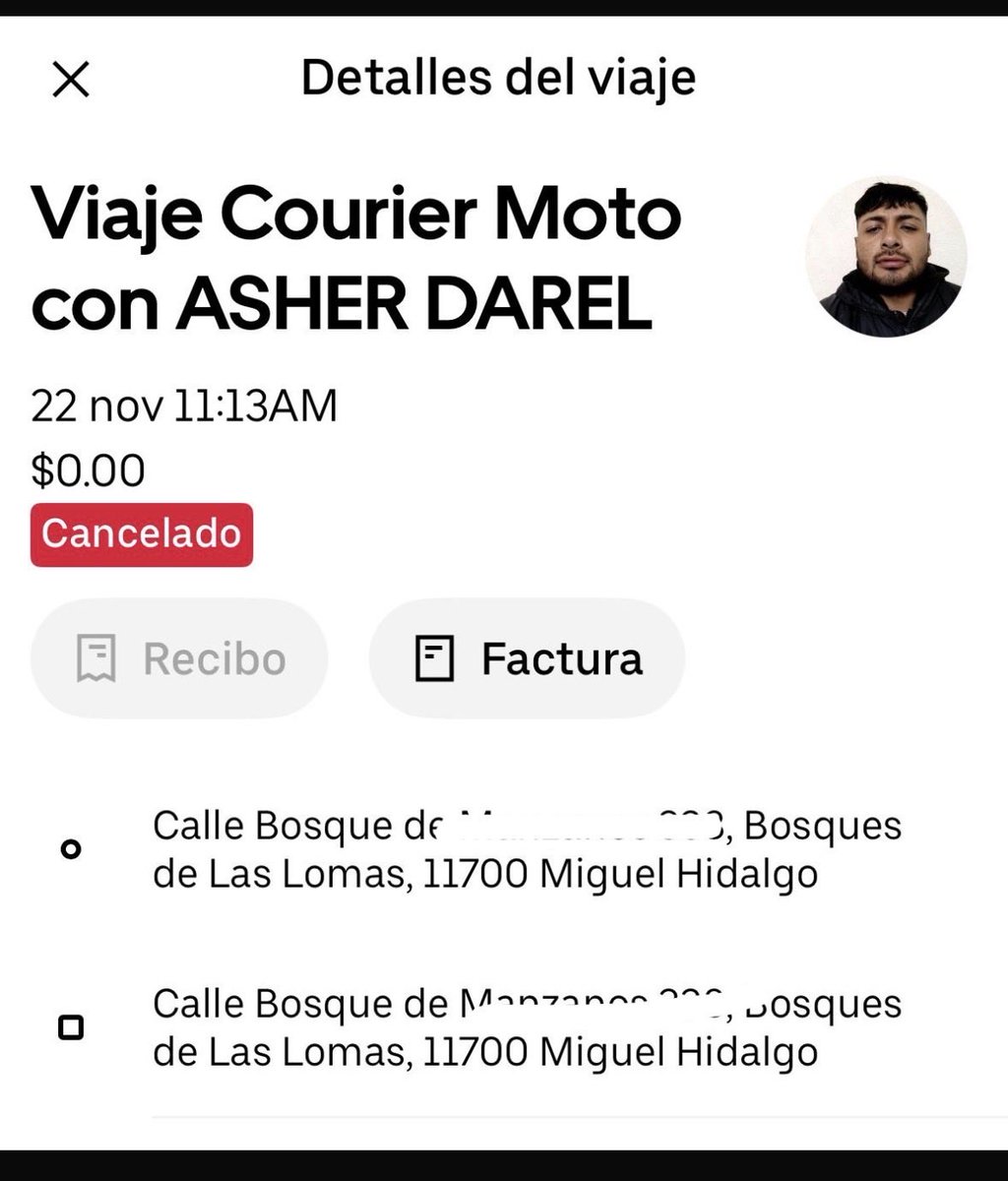 solounomas2020's tweet photo. @Uber_Support i got my package stolen. The driver picket it up and then disappeared. I contactes support in mexico, they said they contacted him and he said no one opened the door! And that they couldn t help me! It s a LIE. he picked up the package! HELP. https://t.co/Ow0Qfq5hB9