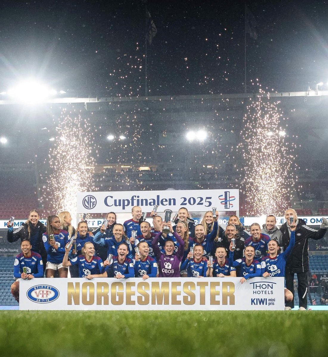 ValerengaOslo's tweet image. Gratulerer med nok et fortjent cupgull, @VIFDamer 💙🏆