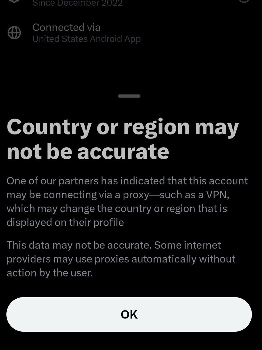 Twitter says I'm faking my location 🤣
👀💁