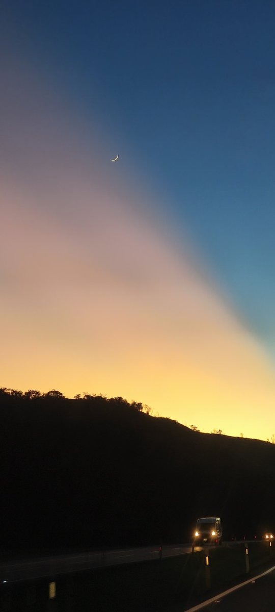 Atardecer de ayer mientras llegaba a casa