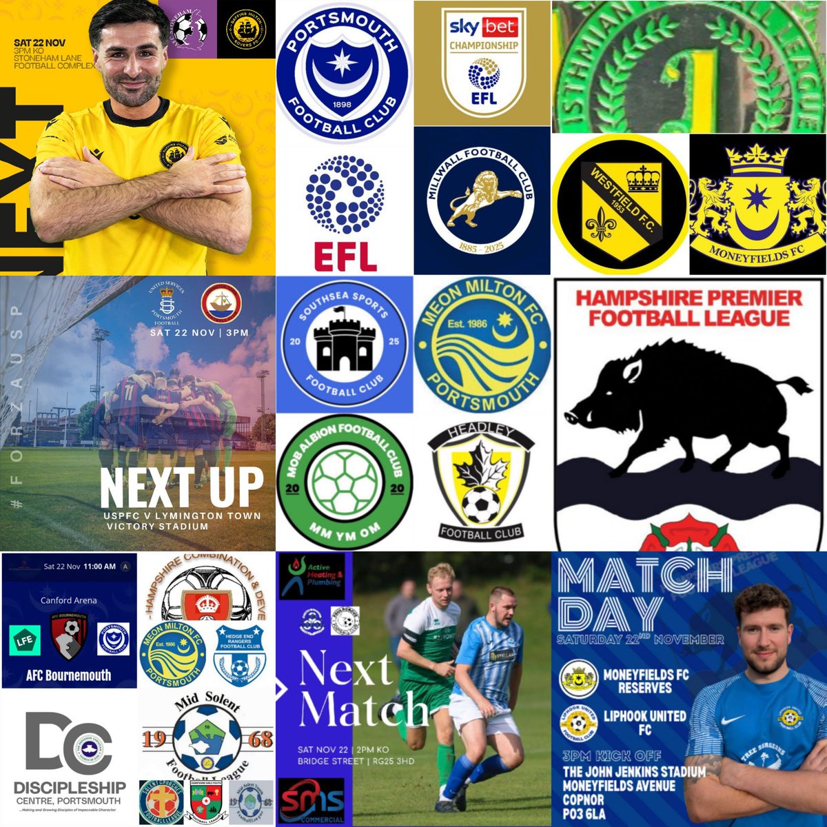 Pompey_Football's tweet image. ⚽️ Saturday Results ⚽️
  
@Pompey (h) 3-1 W
@MONEYFIELDSFC (a) 1-3 W
@BMRFC (a) 2-1 L
@usportsmouthfc (h) 4-0 W
@southseasportfc 3-1 @FCMeonMilton
#MoneysRes (h) 1-1
@fc_mob (h) 4-6 L
@PaulsgroveFC (a) 5-0 L
@PompeyAcademy (a) 3-3
#MeonMiltonRes (h) 2-2
@discipleship_ce #Utd (h)
