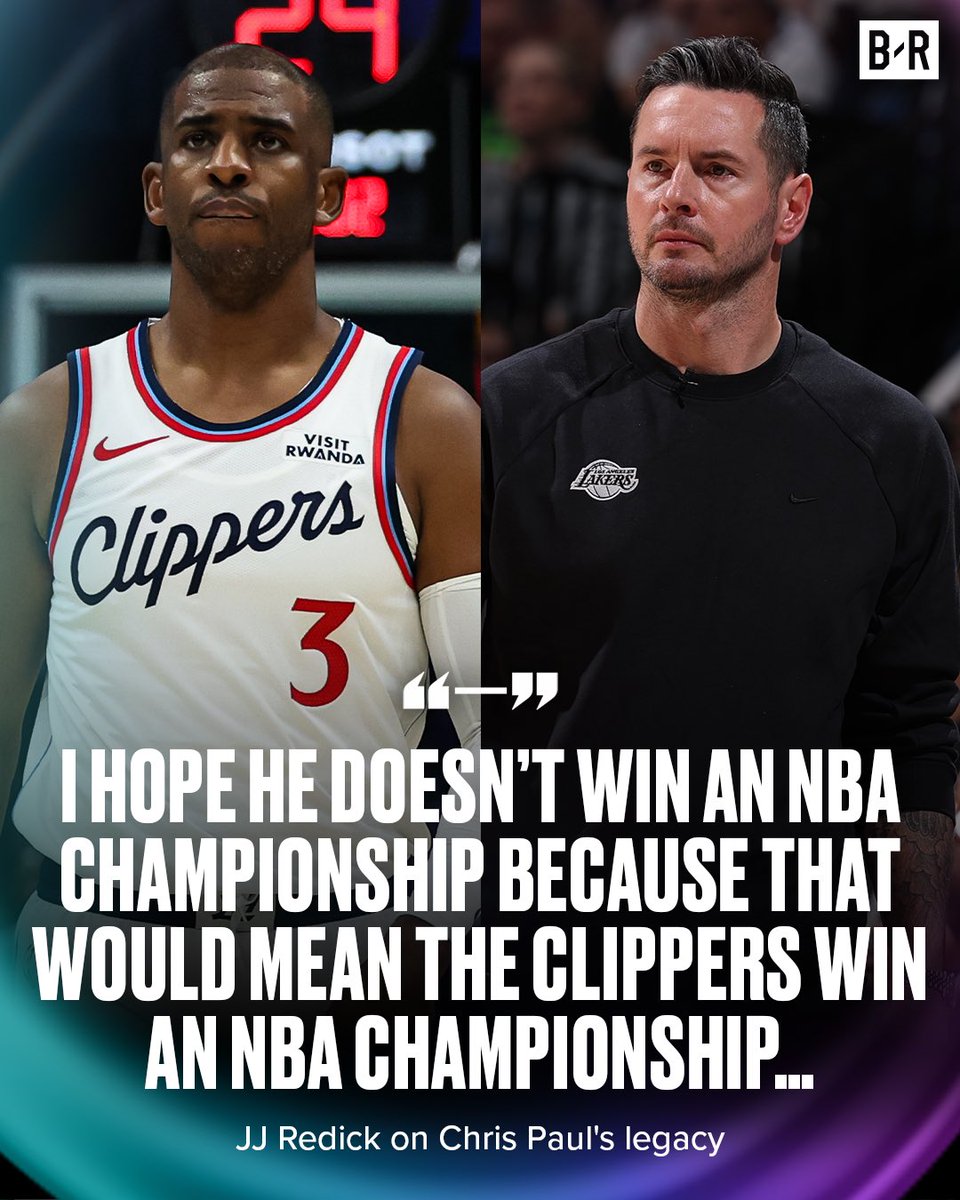 JJ Redick called CP3 “the ultimate winner” but doesn’t want to see the Clippers win a title 🤣 