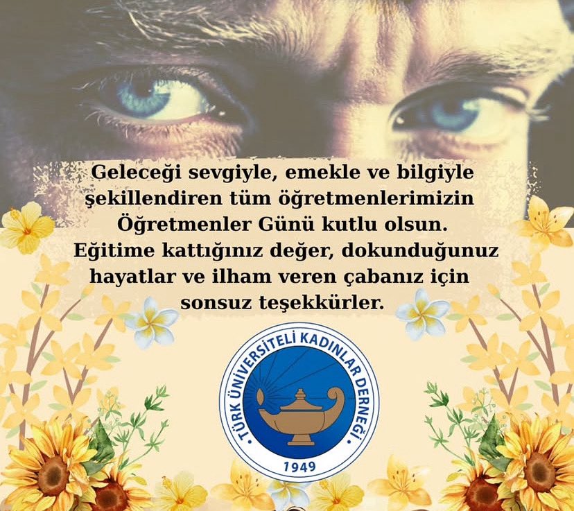 Geleceği sevgiyle, emekle, bilgiyle şekillendiren tüm öğretmenlerimizin 
“ Öğretmenler Günü “ kutlu olsun 🌹Eğitime kattığınız değer , dokunduğunuz hayatlar ve ilham veren çabalarınız için sonsuz teşekkürler…
#başöğretmen 
#Atatürk
#24kasım
#eğitim 
<a href="/TUKDKurumsal/">Türk Üniversiteli Kadınlar Derneği</a>