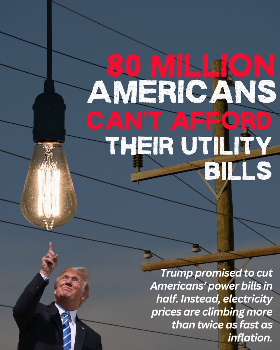 Trump gets his gold ballroom while hard working Americans struggle to keep the lights on at home. 

His temper tariffs and greed have led us here.