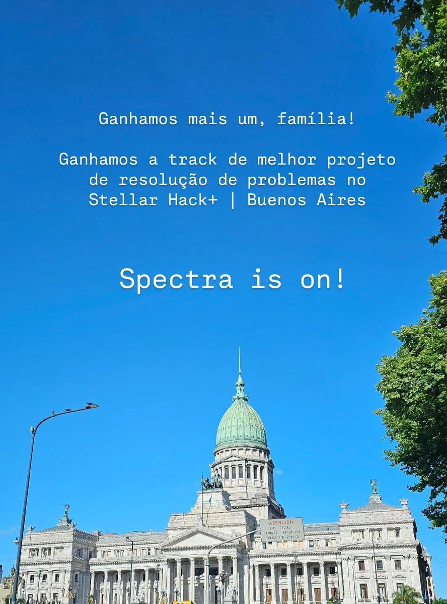 isasuarezx2's tweet image. Mais um pra casa, queridos!
Ganhamos a track problem solving solution no Stellar Hack+ da
@StellarOrg 🔥🚀
@SpectraKYC is on!!! Segue, que vem coisa boa aí.