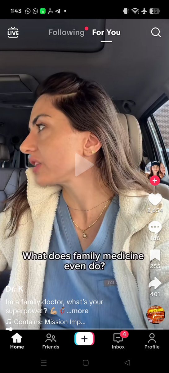 nothing04040's tweet image. طبيبة أسرة امريكية مصدومة انها شايفة ١٢ مريض في ٤ ساعات 😂!!!