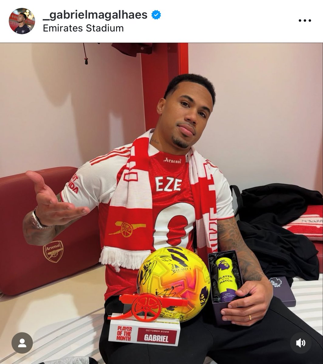 afcstuff's tweet image. 📲 Gabriel Magalhães on Instagram. 💀🇧🇷