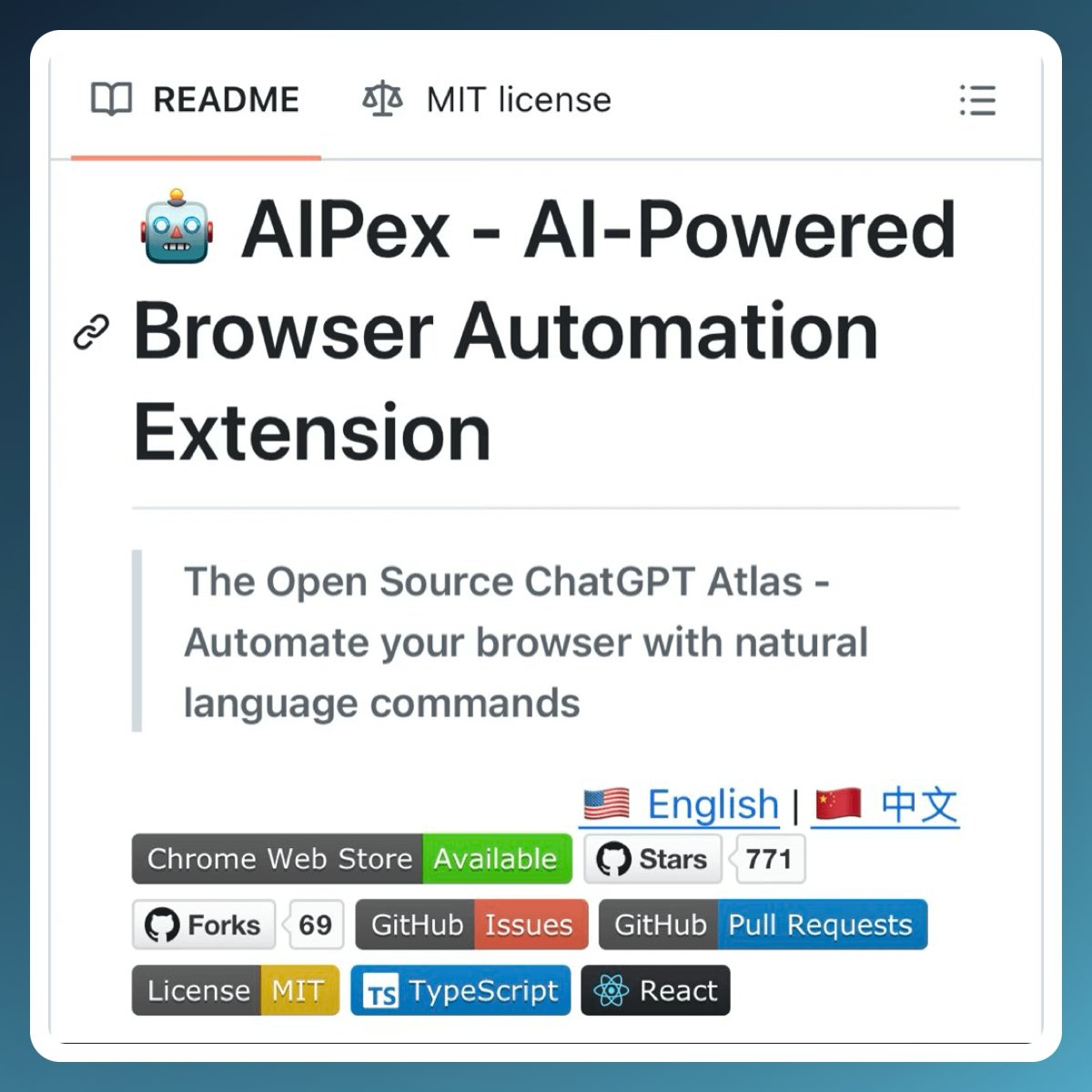 GithubProjects's tweet image. Open-source alternative to ChatGPT Atlas