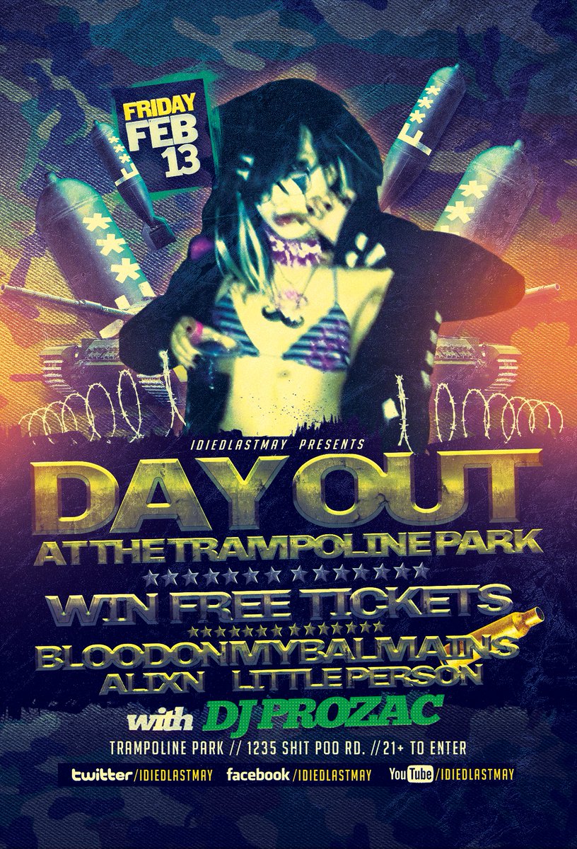 1bloodybalmains's tweet photo. win free ticket for day out with me at a trampoline park https://t.co/98jIWlzpZe