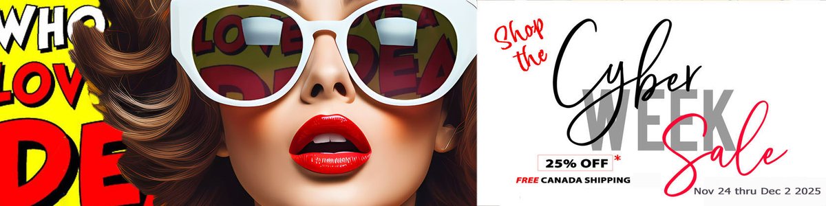 G97816960Girl's tweet image. Cyber Week Sale. Shop the savings at buyfromgroovy.com 25% off and FREE Canada shipping. Happening Nov 24 thru Dec 2, 2025. #BuyfromGroovy #antiques #tableware #tabledecor #antiquarianbook #boardgame #barware #oiloncanvas #vintagetoys #etsysellers