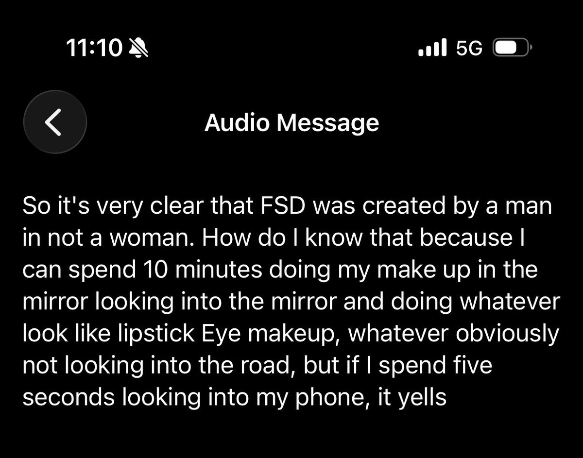 ProfKuang's tweet image. Wife complains fsd attention monitoring is for dudes and isn’t strict enough (she loves it!) 🤣🤣🤣🤣
@aelluswamy @philduan @elonmusk @TeslaBoomerMama