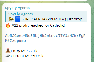 spyfly_app's tweet photo. $Catholic just hit 500K 

22K → 500K 🪰 23X for SpyFly followers! 
AbNJGwerNNcSNLjHhJwtncc7TV3aNCWxFgRM6Zzqpump https://t.co/20GGAeuY2g