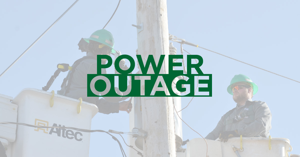 Tri_CountyEC's tweet photo. Outage Alert | We are aware of the outage on the south side of Guymon.  Crews are on their way to restore power as quickly and safely as possible. https://t.co/9QokVYi3VD