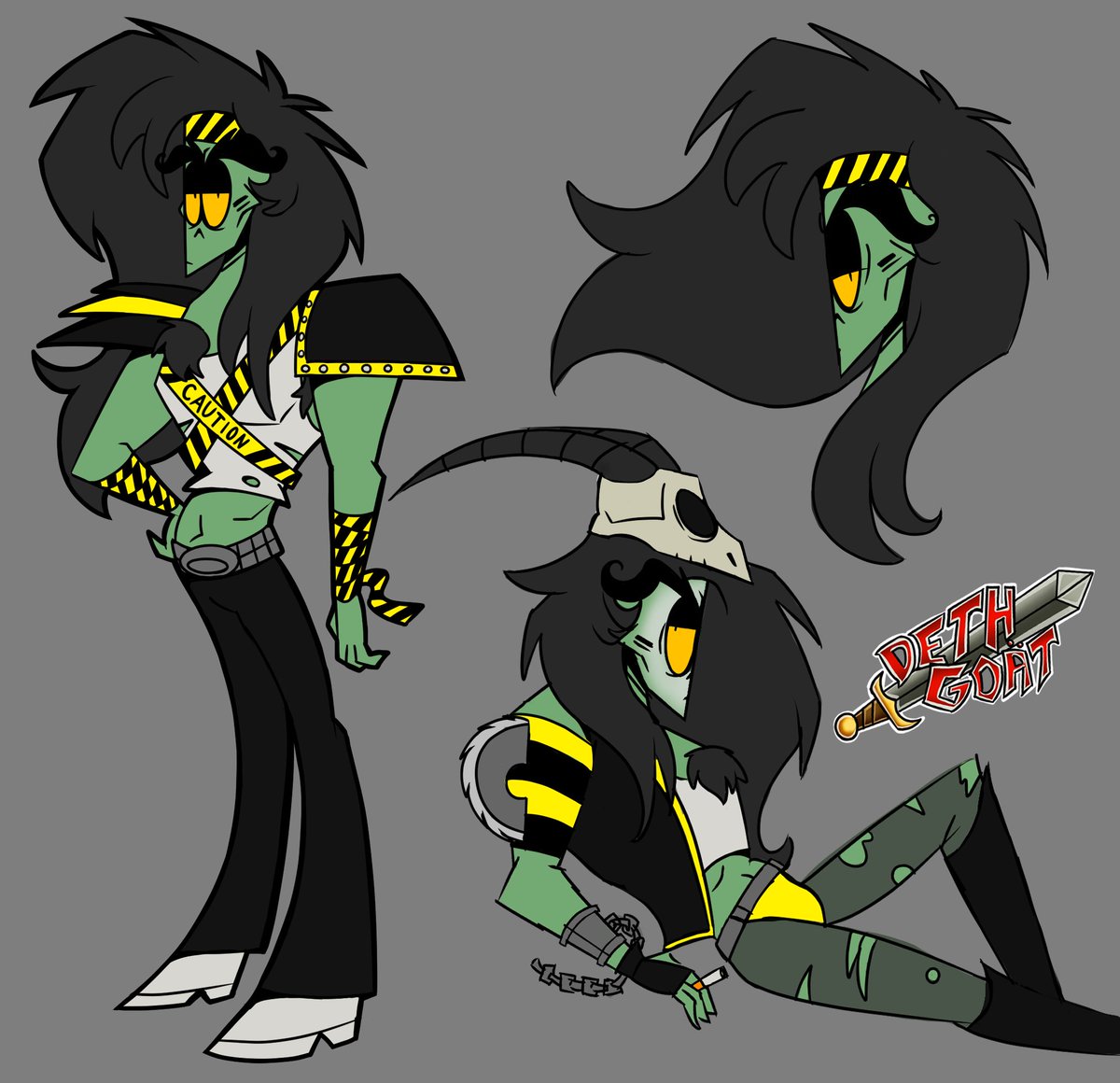 Robot_teeth's tweet image. My pvz oc I take way too seriously, 80&apos;s hair metal singer named Hazard! He&apos;s got a lot to him but basically he really hates Zomboss after he wronged him and wants to take his place as the leader as revenge #pvz #plantsvszombies #pvzoc