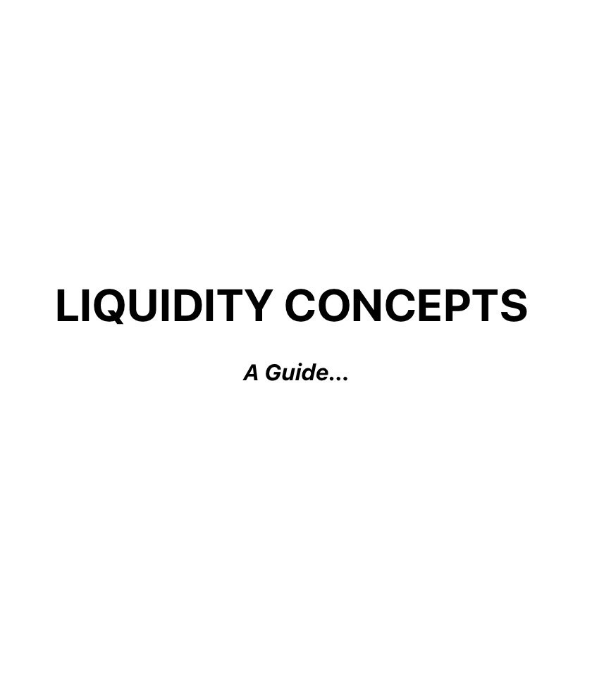 LIQUIDITY : 

Everything you need to know 

Thread🧵