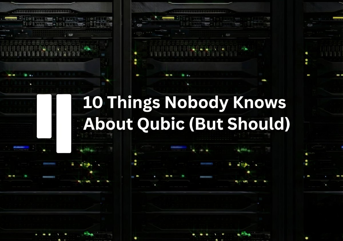 🔟 Things Nobody Knows About Qubic (But Should)

1️⃣ Qubic doesn’t run on Linux -&gt; it boots its own OS.
Most chains run as apps inside containers. Qubic is the container, the OS, and the execution environment all at once.

2️⃣ Qubic has its own microkernel written from scratch.
No