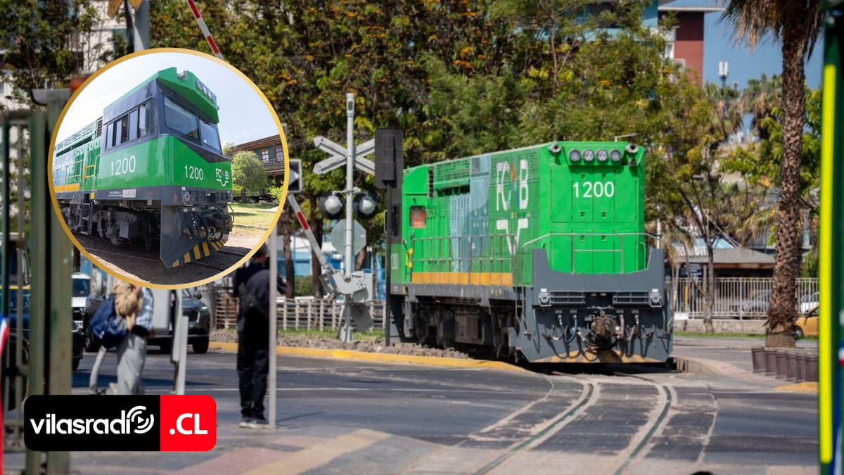 VilasRadio's tweet photo. ♻️🚃✅ ANTOFAGASTA INAUGURA EL PRIMER VIAJE DE LOCOMOTORA A HIDRÓGENO VERDE EN LATINOAMÉRICA, MARCANDO UN HITO PARA EL TRANSPORTE FERROVIARIO

💻📲Revisa la nota completa en: https://t.co/4nBgYZRyyG

#ANTOFAGASTA #INAUGURA #PRIMER #VIAJE #LOCOMOTORA #HIDRÓGENO #VERDE #LATINOAMÉRICA #HITO #TRANSPORTE #FERROVIARIO