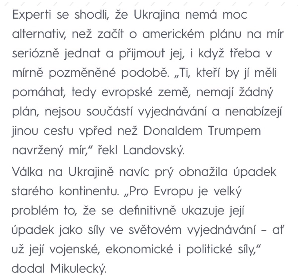 Jan Zahradil tweet media