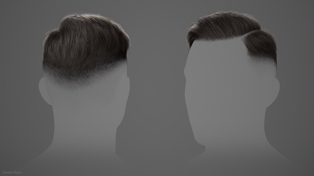 SanderFlisijn's tweet photo. I’m almost through sharing my work on realtime hair, so here’s one of the last ones: a combover hairstyle.
🔗 https://t.co/MwbU0cvskz
#realtime #realtimehair #haircards #gamedev #artstation https://t.co/VJkP2UI86n