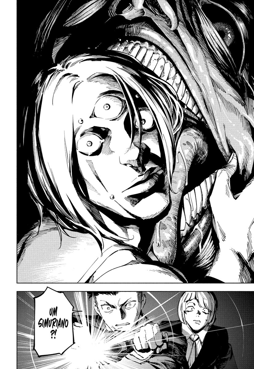 YamatoHaoshoku's tweet image. Essa sequência em perspectiva de primeira pessoa ficou incrível e assustadora, assim como o uso da iluminação.

A arte do Yuji Iwasaki combinou demais com a história de Gege.

#JujutsuKaisenModulo 
#Modulo12