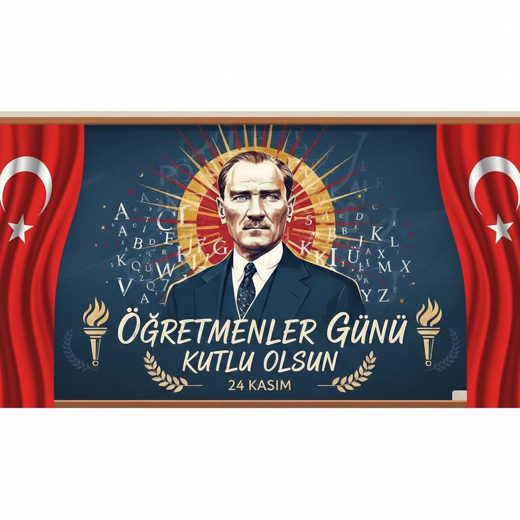 Başöğretmenimiz Mustafa Kemal Atatürk’ün izinde, bilimin ve insanlığın ışığında ilerleyen tüm öğretmenlerin 24 Kasım Öğretmenler Günü kutlu olsun. 🇹🇷✨
#öğretmenlergünü