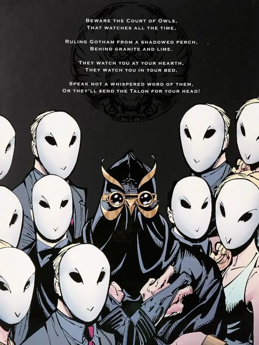 finalformlab's tweet image. The Court of Owls is an old secret organization within Gotham made up of the city’s richest and most powerful families. They use assassins called Talons &amp;amp; know Gotham better than Batman himself