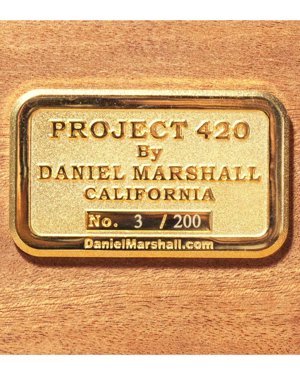 Project 420 By Daniel Marshall "Club Size" Limited Edition of 200 Worldwide

To collect yours dmproject420.com