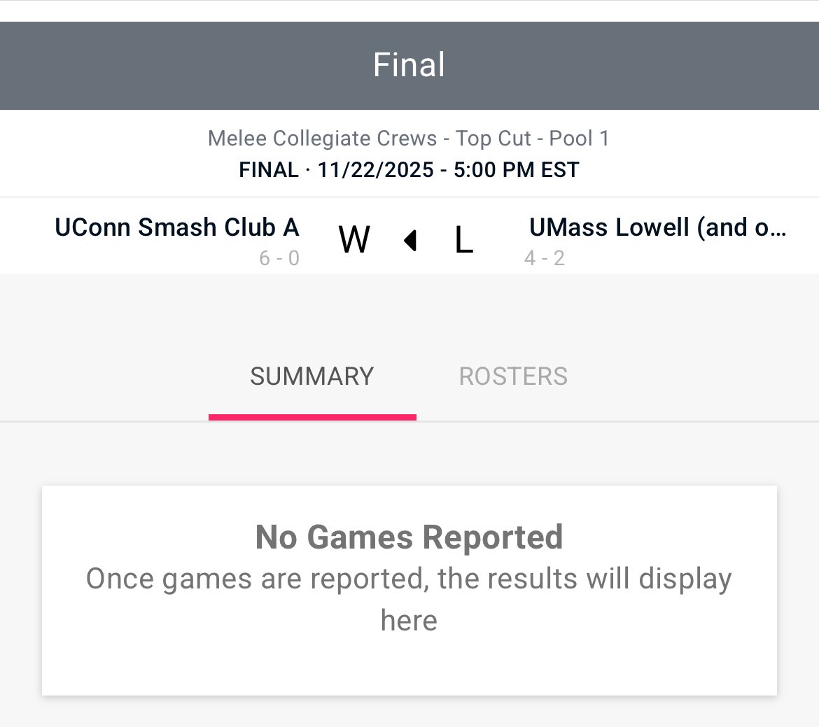 UConn Smash Club tweet media