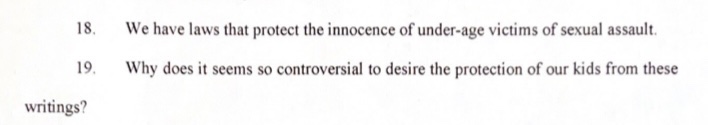 BuzzfeedSource's tweet image. Below is an excerpt from a sworn statement filed by a Covenant School parent.  I doubt the parent would reference “under-age sexual assault” in their sworn statement if they knew or believed Covenant-Police had deceived and manipulated parents/kids into returning to the Covenant…