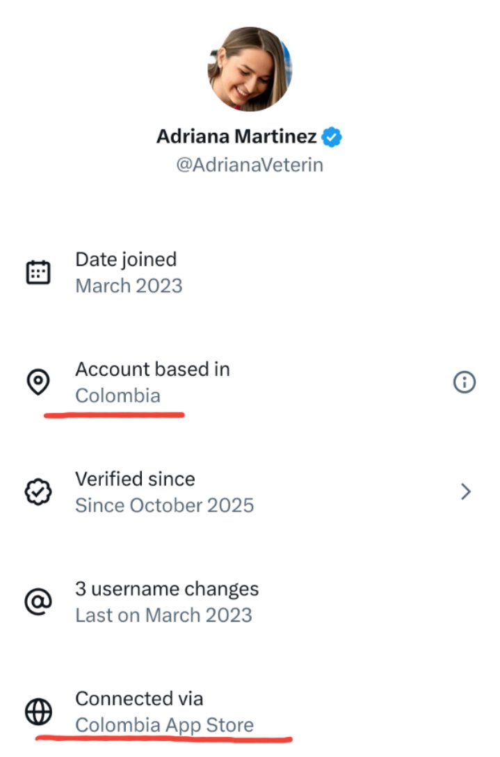 ligia281243's tweet image. La nueva función de X está muy chévere, revela algunas cositas: