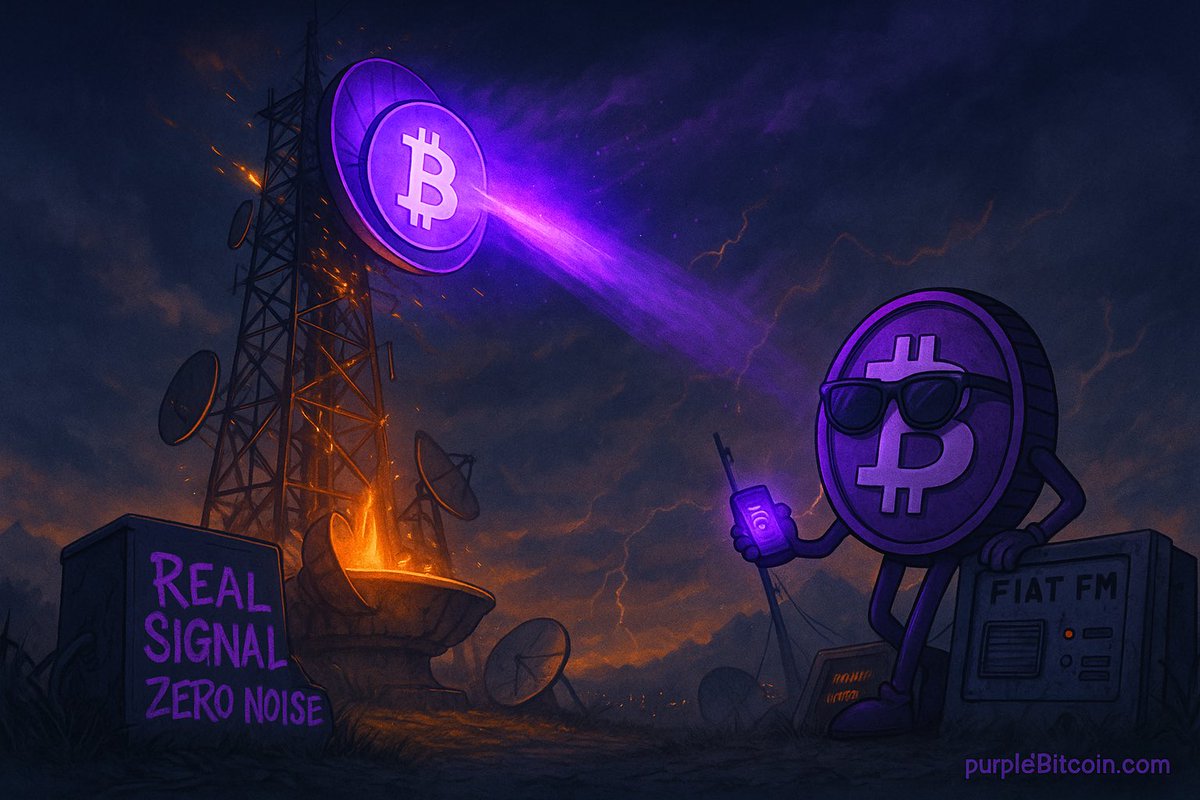 Everyone’s blasting noise.
One thing cuts through all of it.

Purple Bitcoin doesn’t compete with the chaos — it burns straight through the signal tower.

Real clarity. Real scarcity. Real direction.

𝗽‍𝘂‍𝗿‍𝗽‍𝗹‍𝗲‍𝗯‍𝗶‍𝘁‍𝗰‍𝗼‍𝗶‍𝗻․‍𝗰‍𝗼‍𝗺 📡🟣⚡

#Crypto #Solana #DeFi