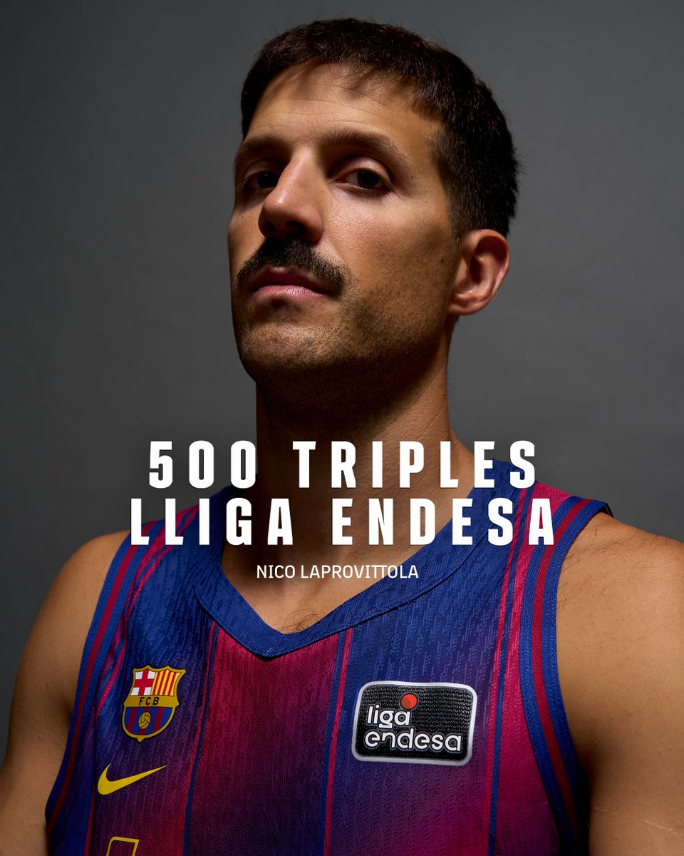 FCBbasket's tweet image. 500 triples de @nicolapro7 ✨