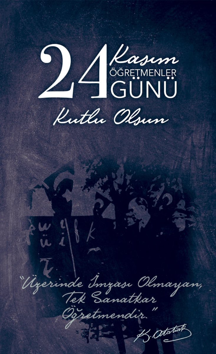 recepdag01's tweet photo. Başta Başöğretmen Gazi Mustafa Kemal ATATÜRK olmak üzere tüm saygıdeğer öğretmenlerimizin 24 Kasım Öğretmenler Günü kutlu olsun.
#ÖğretmenlerGünü https://t.co/RfEMpe3n8f