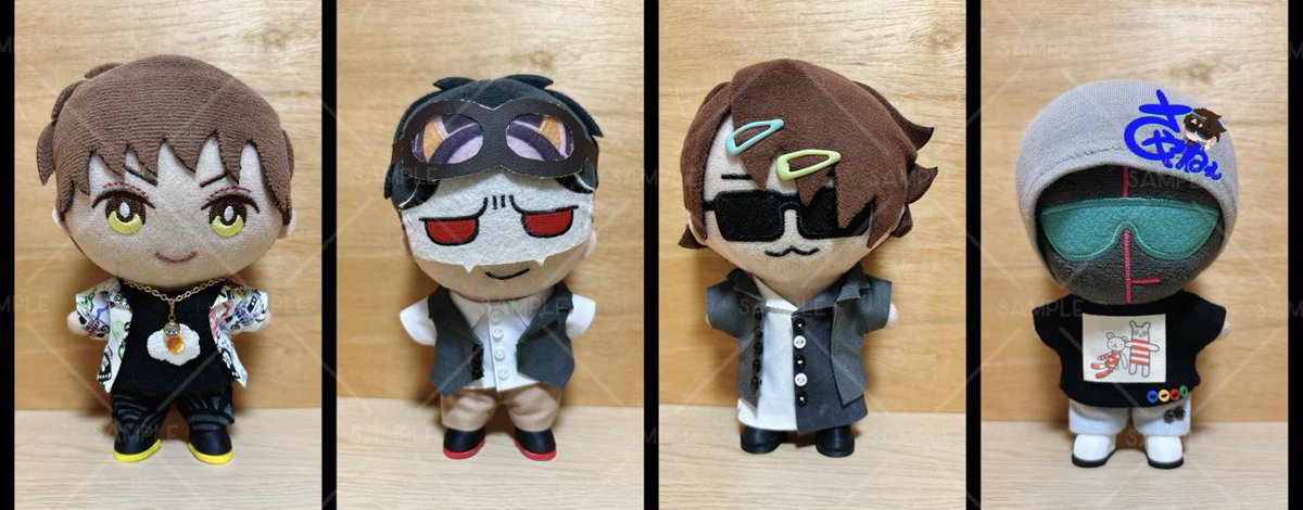 Sayaneeeee923's tweet image. ヘッダー新しくしました。
１１月中に全員のお渡し会風なお洋服作れて良かった( *´꒳`* )
 #MSSPぬいちゃん部
 #MSSPフォト
 #MSSPアート