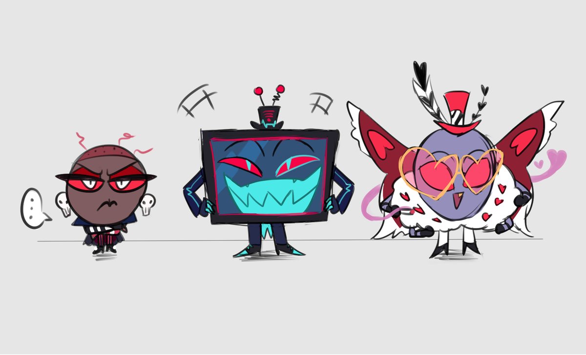 For some reason, I suddenly felt like drawing the tiny Vees 😂