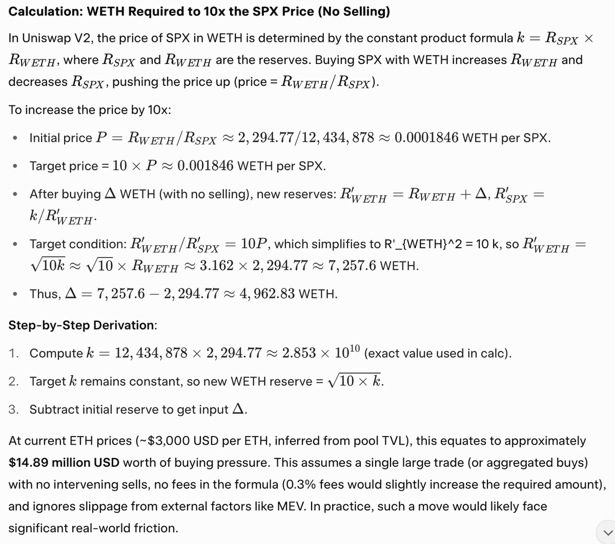 0xa7e8's tweet image. How much buying pressure does it take for SPX to 10x ?

Only $15m

💹🧲 #SPX6900