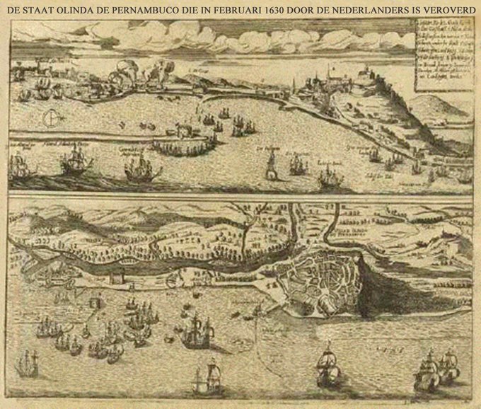 Op deze dag in 1631 staken Nederlanders de Braziliaanse stad Olinda in brand nadat ze de stad het jaar daarvoor hadden veroverd (zie afbeelding). Ze roofden de kostbaarheden en verplaatsten die naar het naastgelegen Mauritsstad (tegenwoordig: Recife)