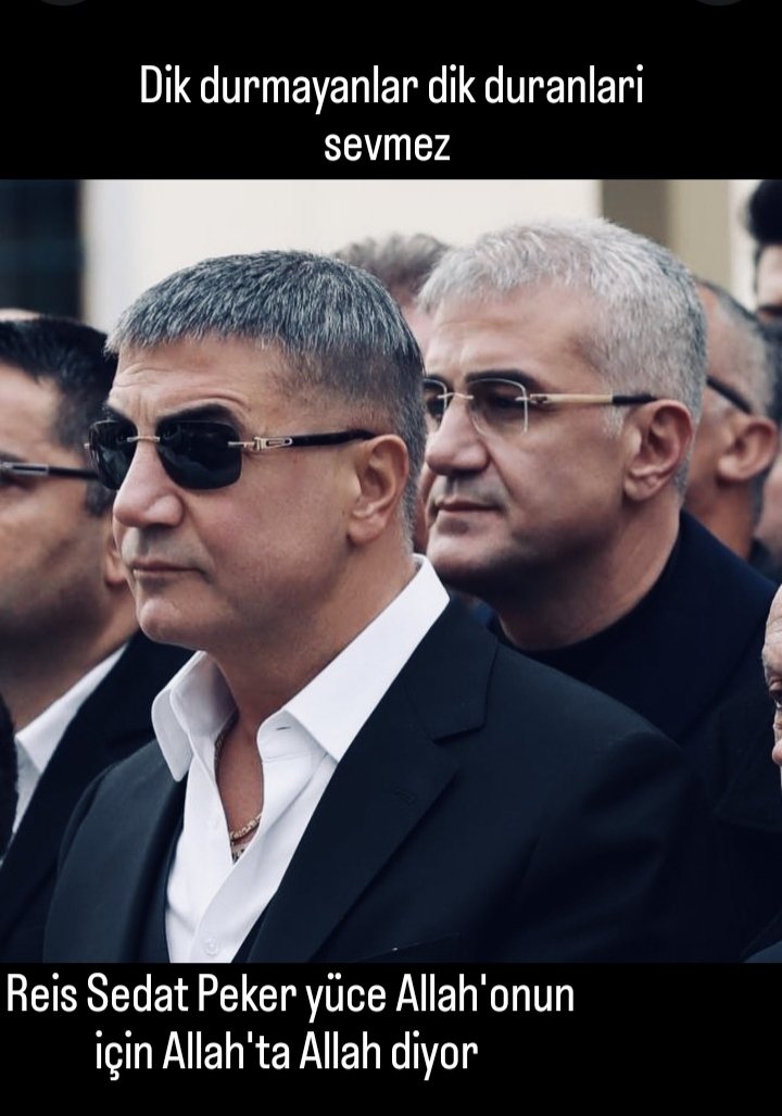 Reis Sedat Peker Allah var rojin davası girdi rojinin babası siyasiler kapı açtı ondan önce yoklardi Allah var gam yok reis var umut var onun için reis Sedat Peker bir umuttur yaşamak