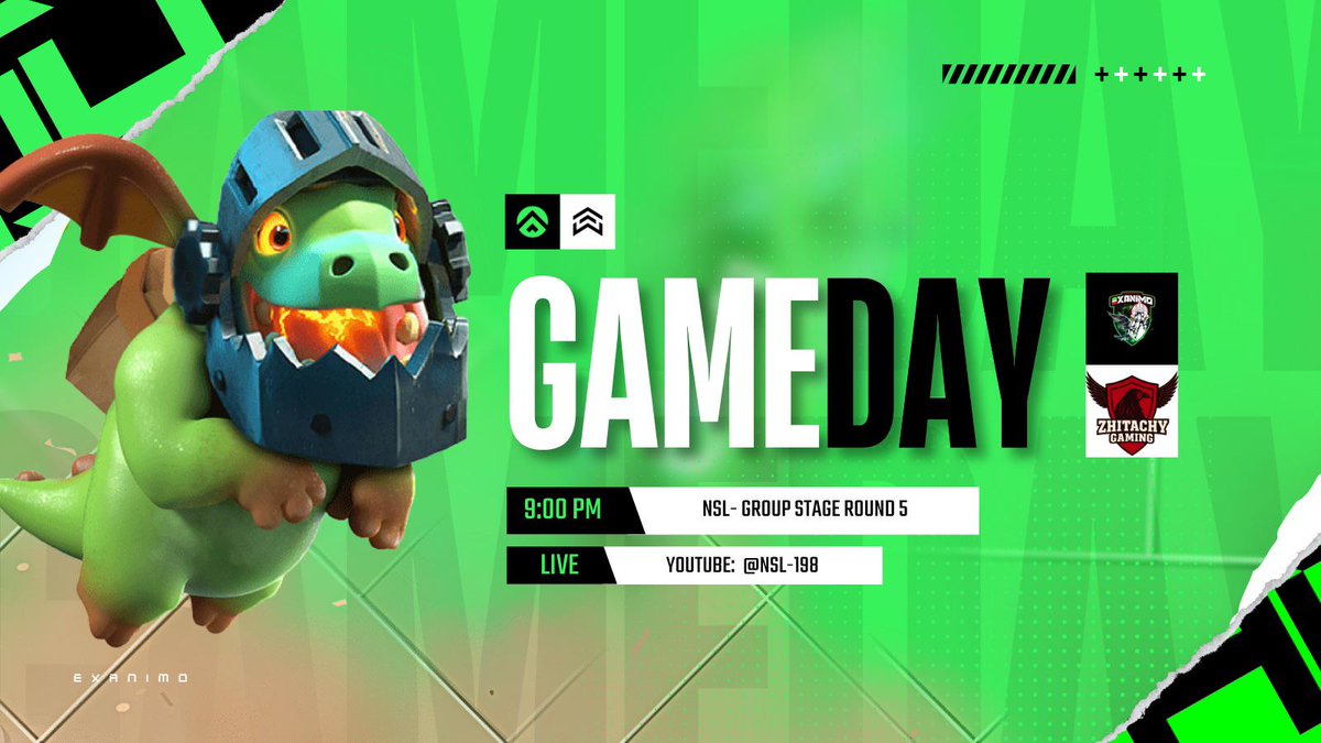 ExAnimoItaly's tweet image. #CR | MATCHDAY

📅| Friday 21 November
⏰| 21:00 CET
🏆| @NSL_CR
🎗| group stage round 5
🆚️| @ZhitachyGaming

#ExAnimo #ExAnimoItaly
