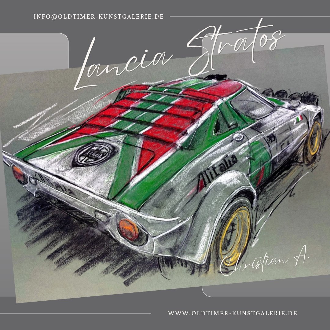 #oldtimer #oldtimerkunst #lanciastratos