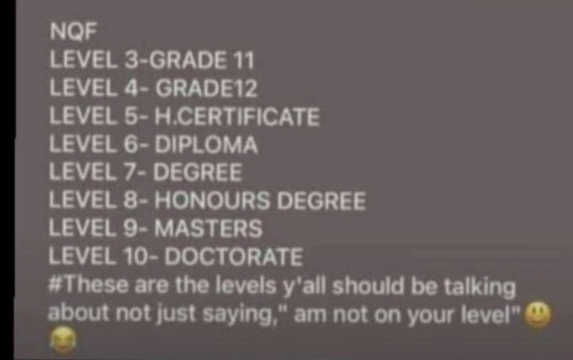 kNA_cayman's tweet image. So when you're told that people are not on the same level as you, which level are they at?