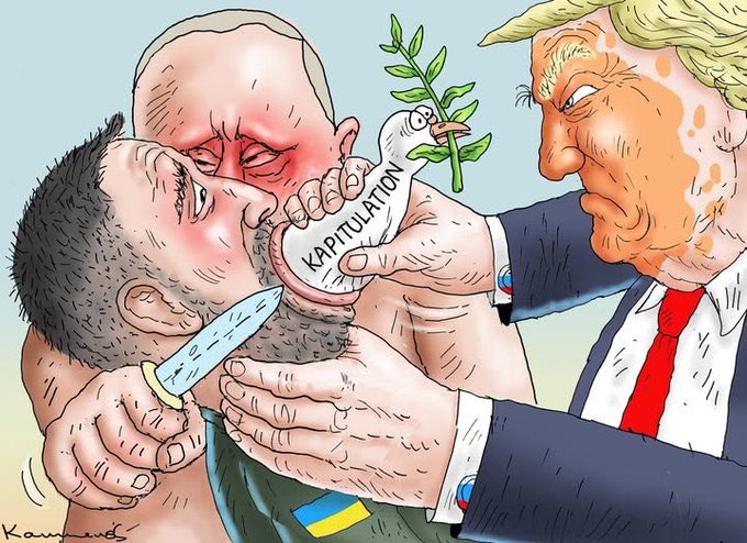 Peace doesn’t come when you reward the invader.

Peace doesn’t come when you ignore genocide.