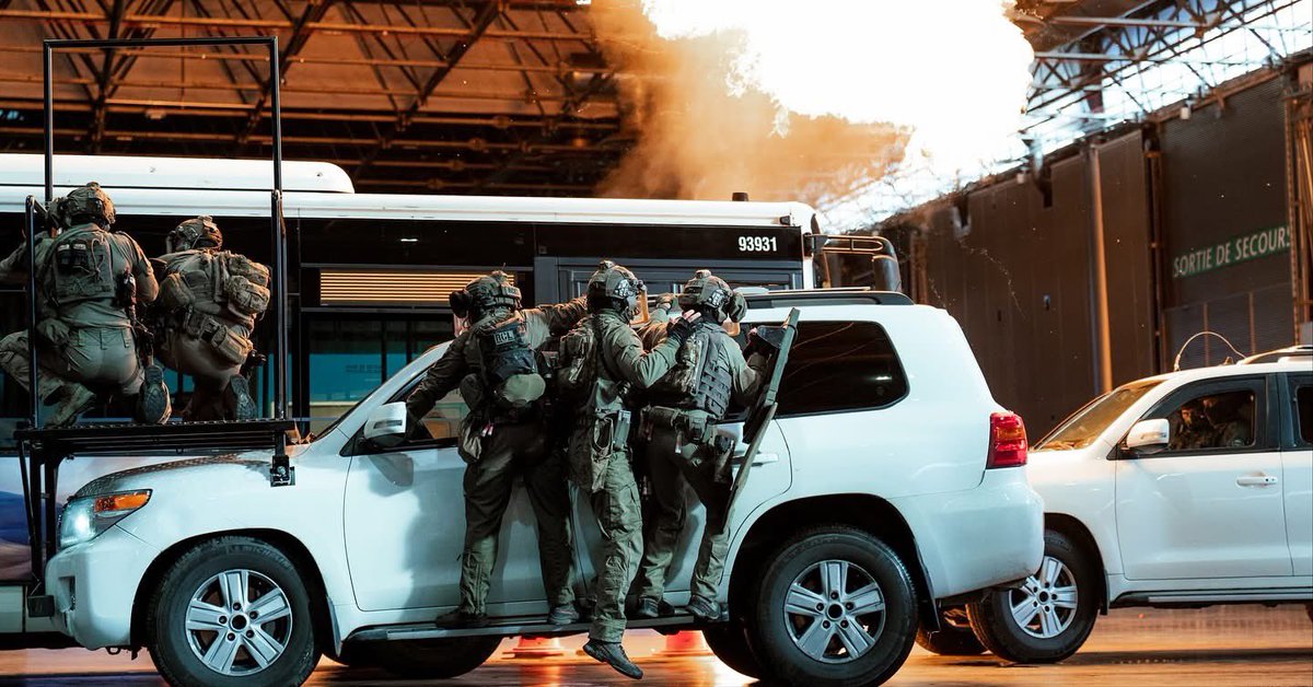 jmscaronte's tweet image. Algunas de las fotografías del GIGN durante la exhibición en la Milipol 2025.
#Milipol 
#Gign 
#France